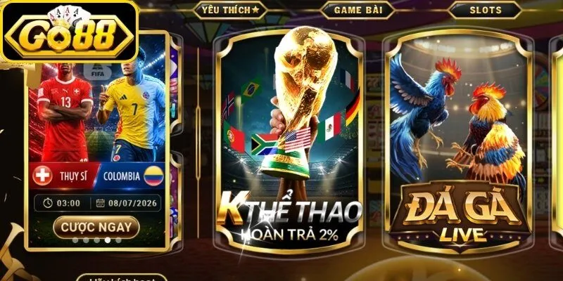 Cá Cược Thể Thao, Esports & Lô Đề Go88 - Sảnh Cược Kèo Rung Thời Gian Thực Và Xổ Số Siêu Tốc 1 go88 Thông tin về sảnh cá cược Thể Thao, Esports & Lô Đề Go88