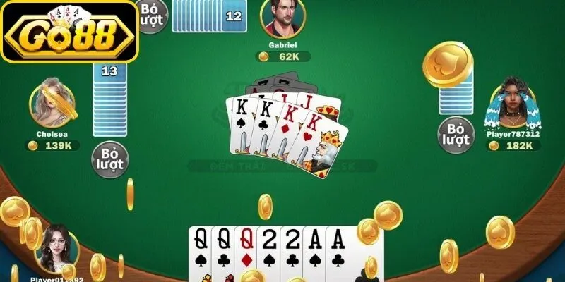 Game bài Go88 đẳng cấp tiến lên miền nam